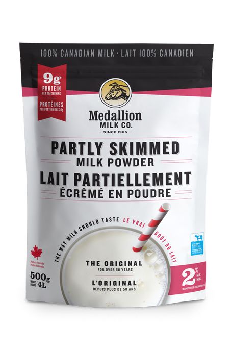 Medallion Milk 2% Part Skimmed Milk Powder-500g Bag