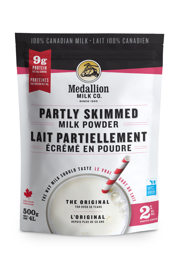 Medallion Milk 2% Part Skimmed Milk Powder-500g Bag