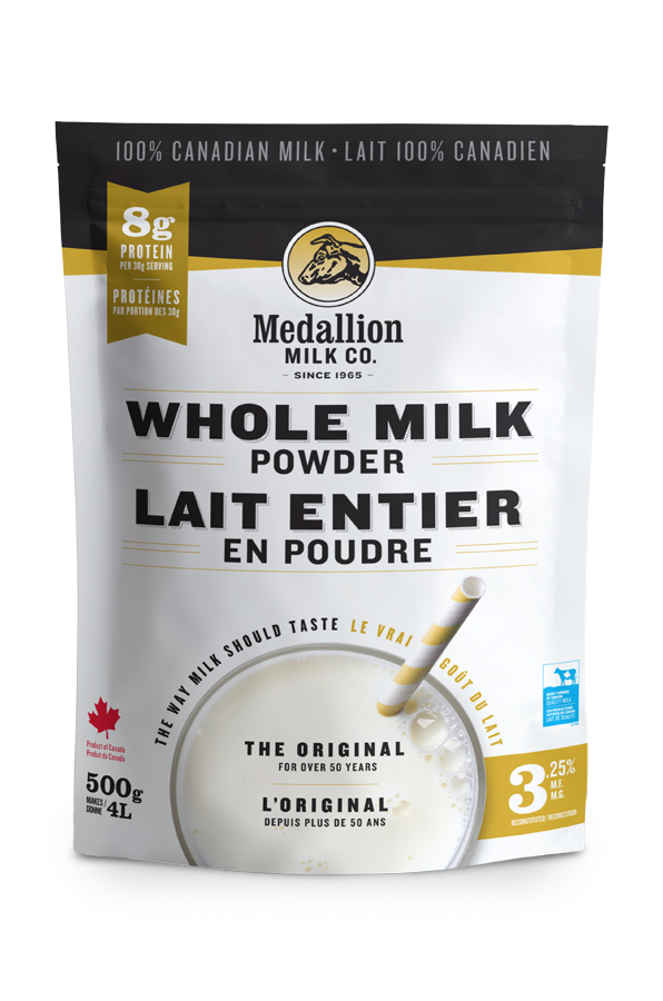 Medallion Milk Whole Milk Powder - 500g Bag